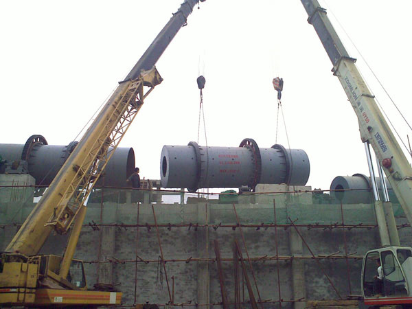 湘鄉鋁廠干法4線吊裝現場